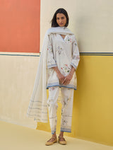 Raha Watercolour Floral Kurta Set
- Ivory