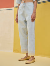 Reya Classic Border Pant - Sky