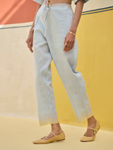 Reya Classic Border Pant - Sky