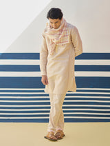 Arin Border Linen Kurta Set
- Sand