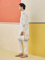 Ciro Floral Kurta Set - Ivory