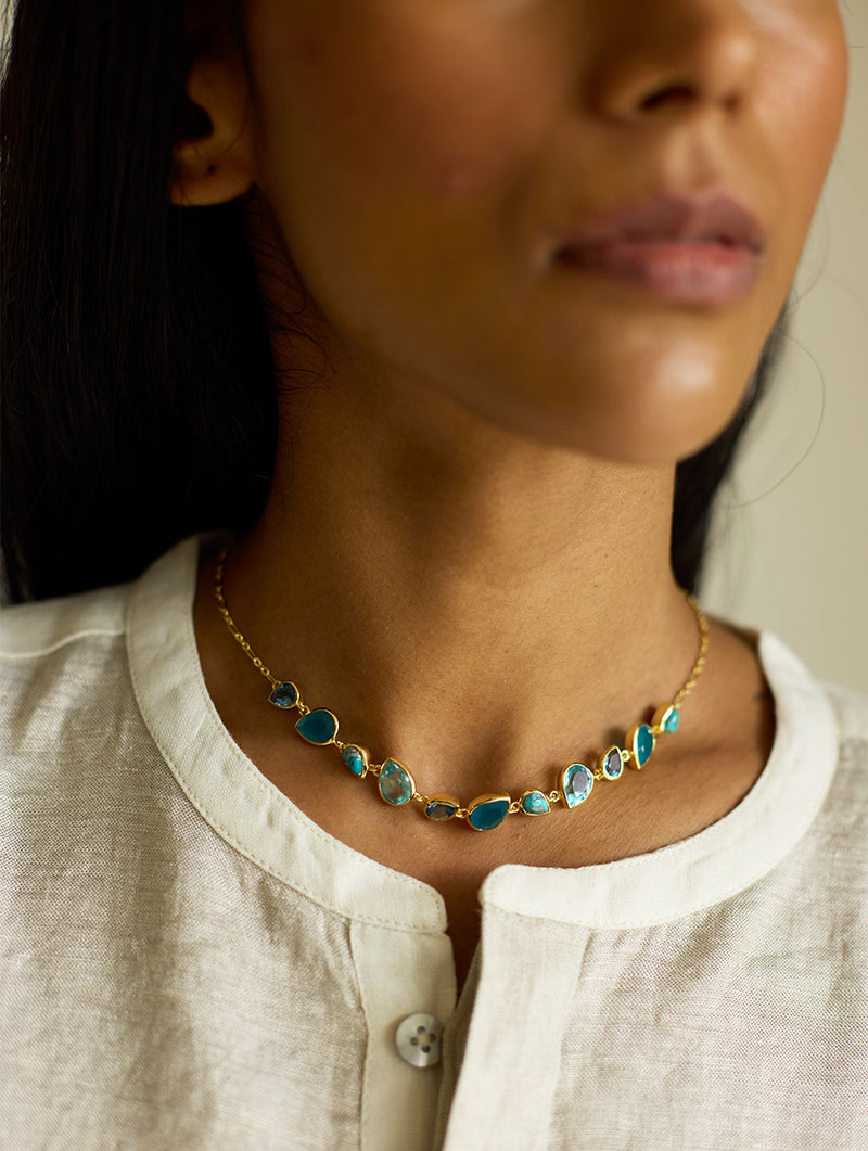 Nysa Necklace - Sea