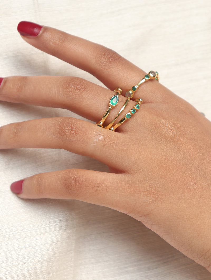 Rika Stackable Ring - Night