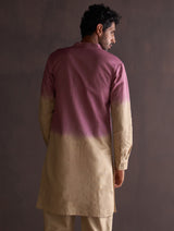 Kash Ombre Kurta - Berry