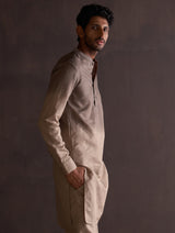 Kash Ombre Kurta - River Sand