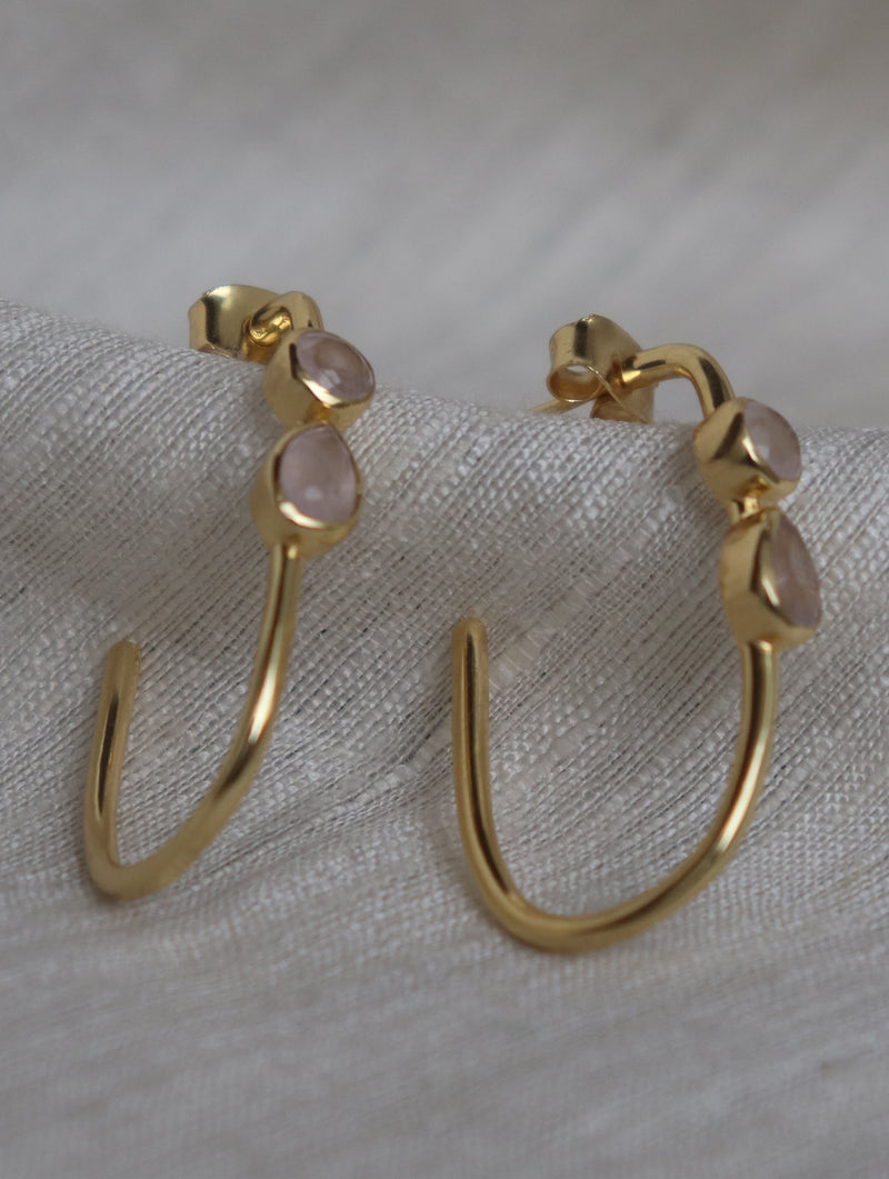 Kira Hoops - Rose