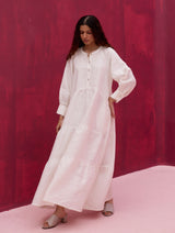 Shiri Linen Dress - Ivory