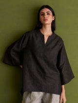 Kaiya Zen Top - Charcoal