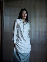 Akia Wool & Silk Kurta - Ivory