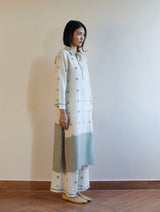 Akia Wool & Silk Kurta - Ivory