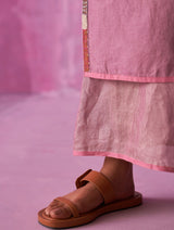 Mato Hand-Embroidered Kurta - Lavender