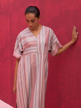 Inca Silk Kaftan Dress - Lavender