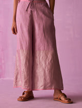 Nivi Metallic Pant - Lavender