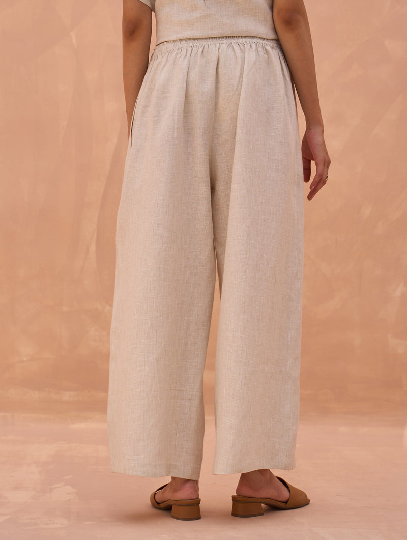 Liz Linen Pant - Off White