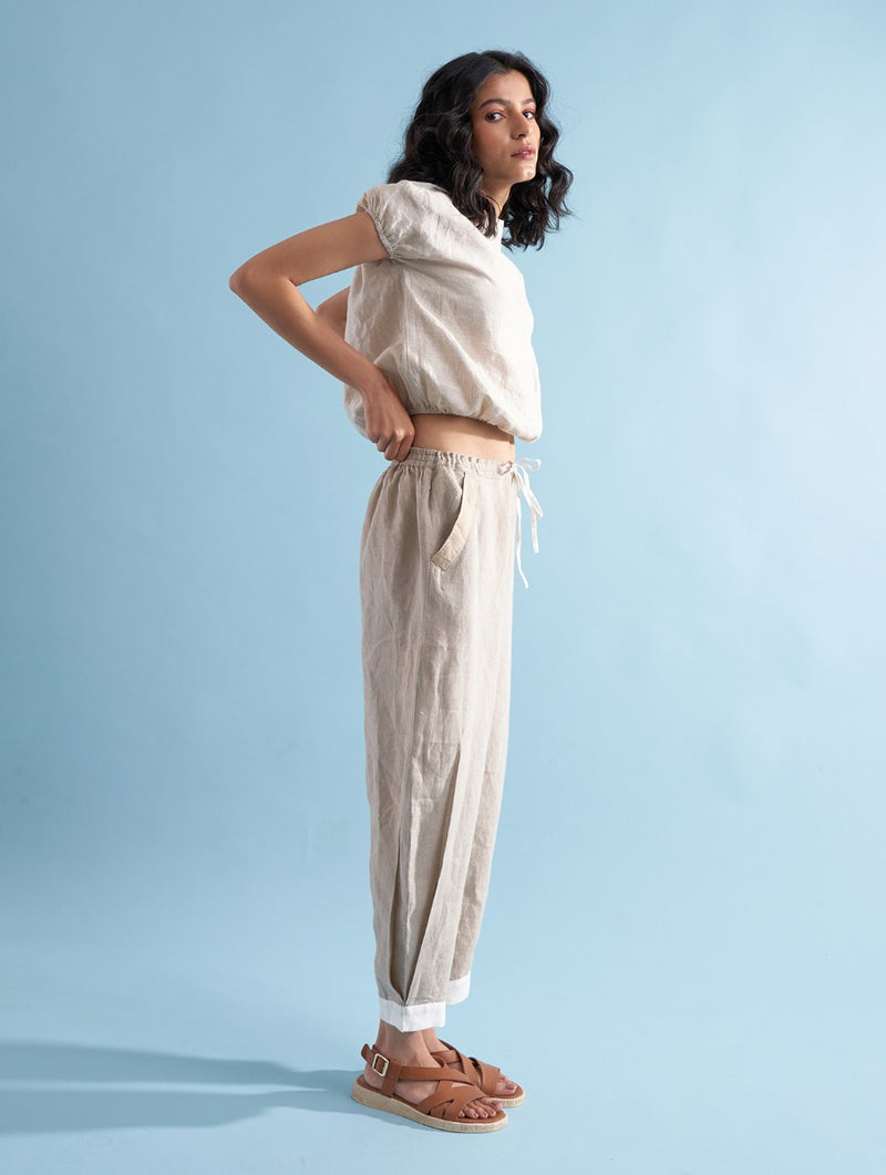 Hana Linen Pants - Dawn