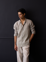 Koji Linen Shirt - Grey