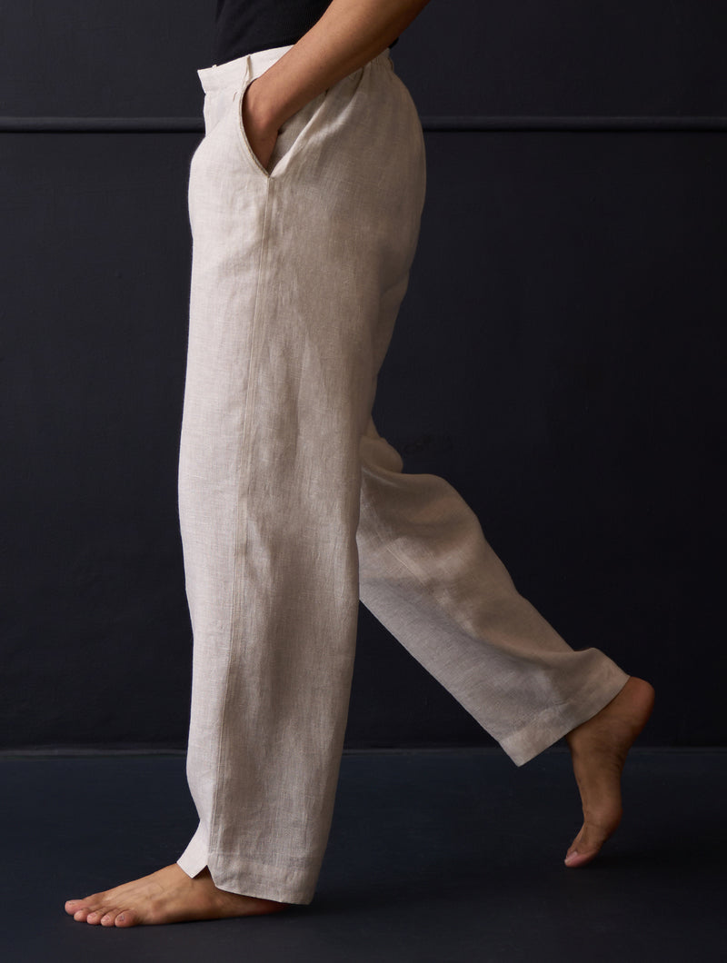 Kona Classic Linen Pant - Off White