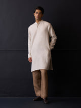 Sid Linen Kurta - Off White