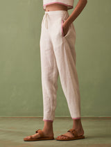 Para Linen Pants - Ivory