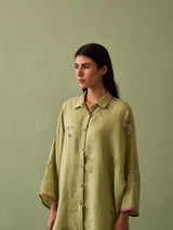 Mira Botanical Shirt - Fern