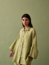 Mira Botanical Shirt - Fern