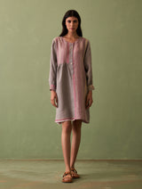 Kari Linen Dress - Ash