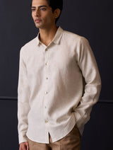 Koji Linen Shirt - Off White