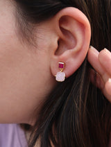 Vika Earrings - Rose