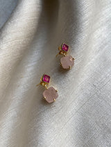 Vika Earrings - Rose