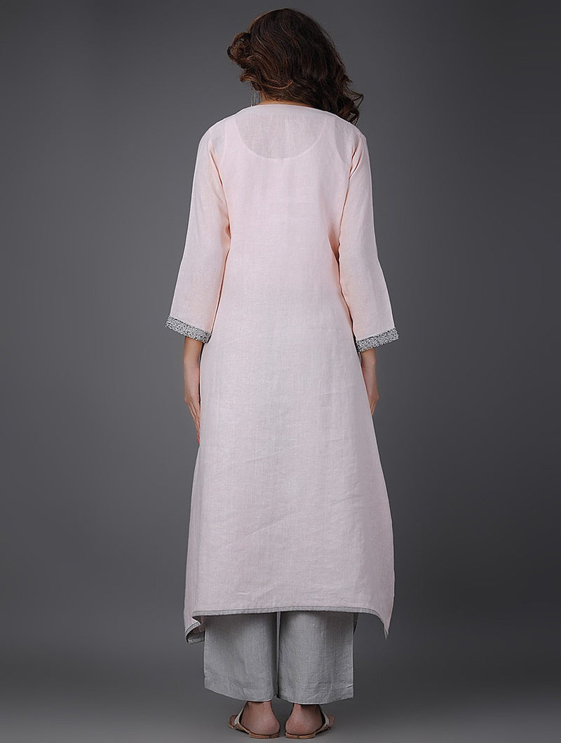 Melissa Asymmetrical Linen Kurta