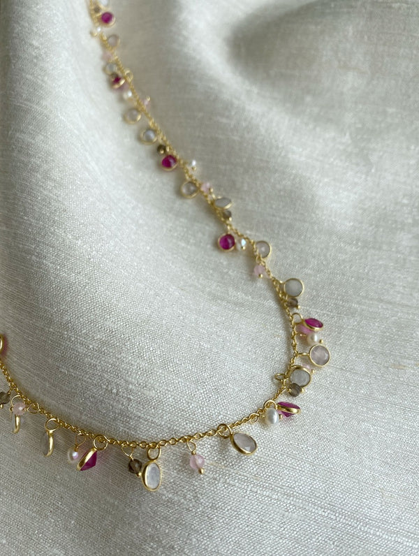 Cara Necklace - Rose