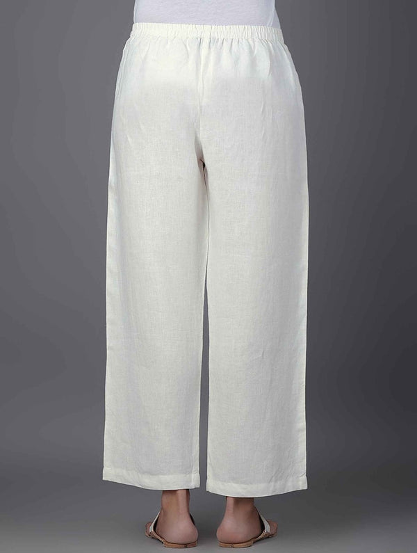 Mia Elasticated Drawstring Classic Linen Pant