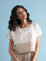 Vina Color-Blocked Top - Dawn