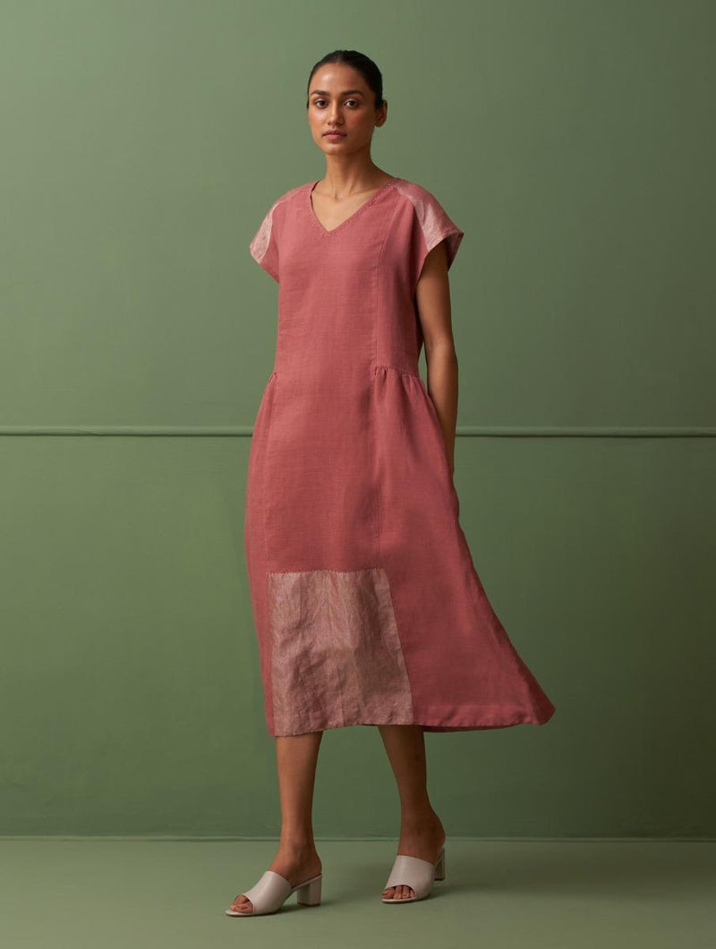 Zohra Linen Dress - Terra