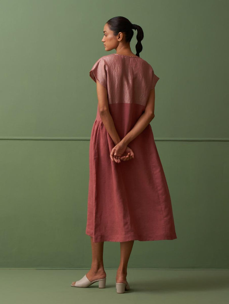 Zohra Linen Dress - Terra