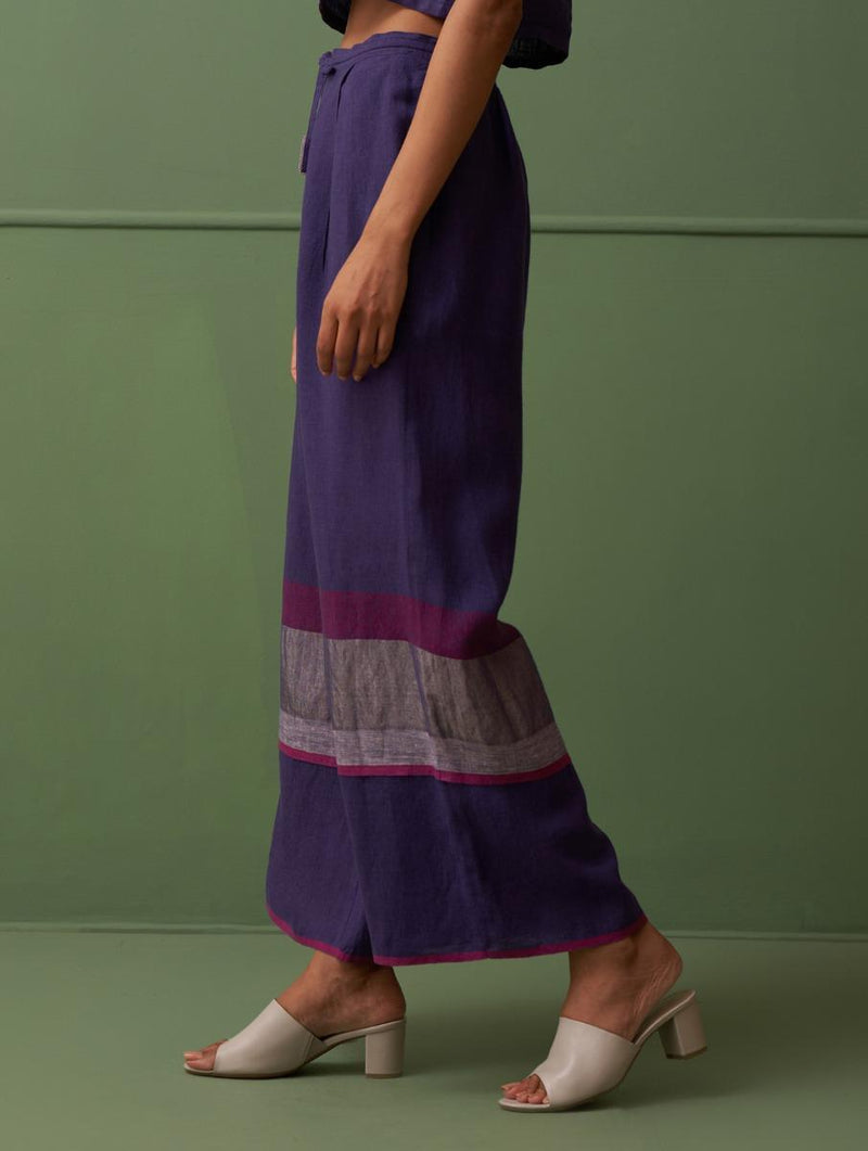 Reha Palazzo Pants - Byzantium